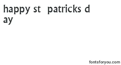 Albr55x font – St Patricks Day Fonts